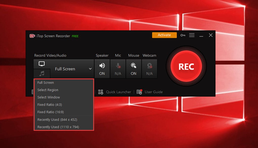 screen recorder for windows 10 pro free download